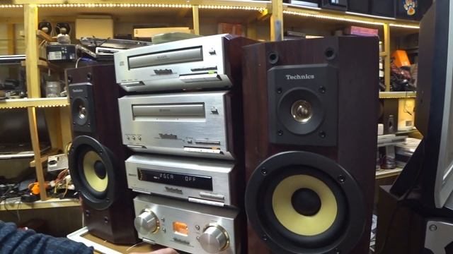Technics SC-HD560,обзор мини музыкального центра,ретро 2000 год смотреть онлайн