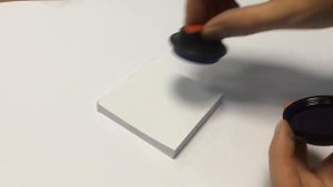 Печать на полуавтоматической карманной оснастки с кнопкой, Печатофф.рф