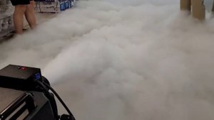 Дым машина 6кв тяжелый дым, 15 литров, 5 кг льда