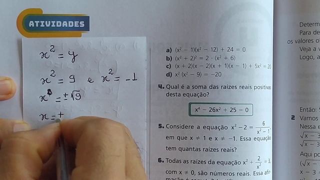 EXERCÍCIO 1: EQUAÇÕES BIQUADRADAS. смотреть онлайн