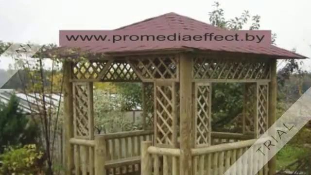 Беседка деревянная из массива дерева "Аврора" сделать своими руками смотреть онлайн