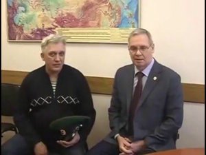 Встреча с нашим командиром