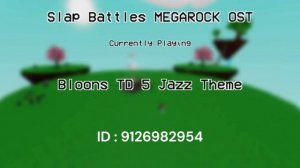 Slap Battles MEGAROCK OST Compilation (+ all the ids for them!)