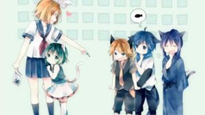 Вокалоиды Рин и Лен  Ах эта прекрасная кошачья жизнь