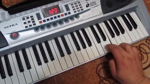 Наша служба и опасна и трудна из фильма Следствие ведут знатоки на синтезаторе разбор мелодии