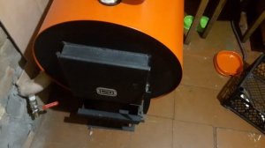 Славянск. 27 августа 2022г. Пробный запуск котла УЮТ-10.