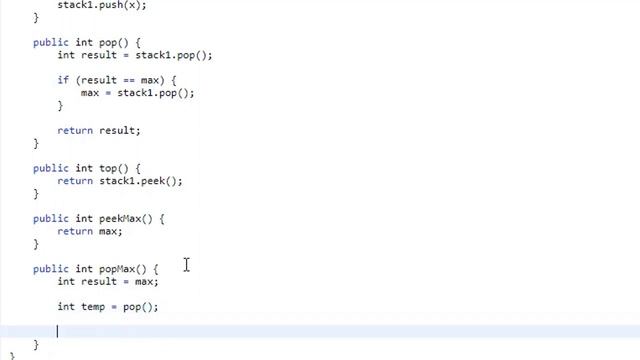 [SOLVED!] Max Stack - LeetCode 716 - Java смотреть онлайн