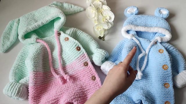 Мастер класс плюшевый комбинезон с асимметричной застёжкой с капюшоном... размеры 0-12 месяцев смотреть онлайн