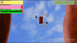 SpongeBob & Patrick vs. Dennis with healthbars