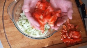 Салат огурцы помидоры Рецепт, СВЕЖИЙ Салат с Помидорами и Огурцами