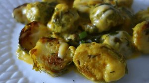 БРЮССЕЛЬСКАЯ КАПУСТА В СЛИВОЧНОМ СОУСЕ #кеторецепты