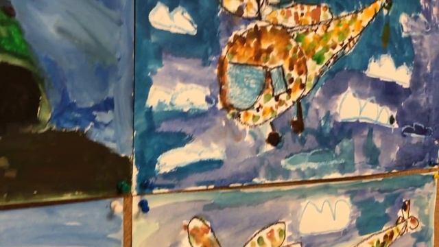 Выставка рисунков посвященная Дню защитника Отечества. смотреть онлайн