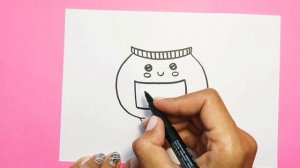 Милые рисунки легко/нутелла рисунок каваи/кавайная еда рисунки /кошка рисунок