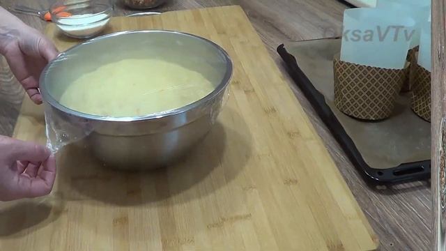 Слоёный пасхальный кулич "Краффин". Puff Easter cake "Kraffin". Готовим с Оксаной Валерьевной.