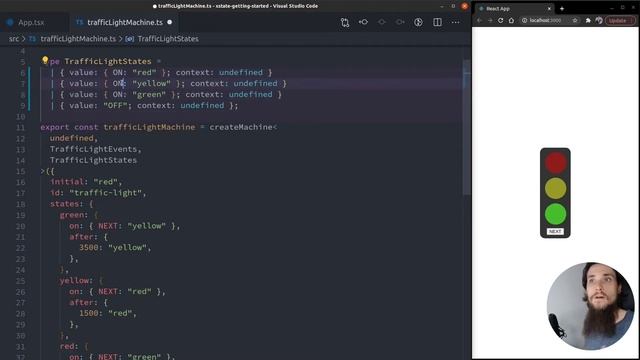 XState, React, and Typescript 101 Tutorial | Pt. 2