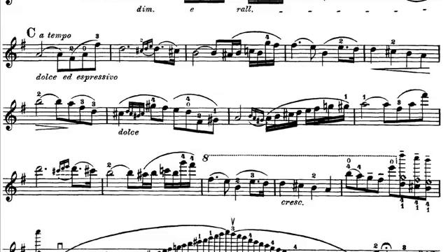 Beriot, Charles A. de mvt1+2(begin) 7th violin concerto смотреть онлайн