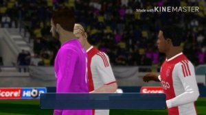 Карьера за Ajax в Dream league soccer 2019// разгром Villarreal// идём дальше//#4