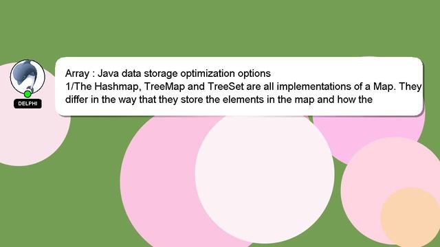 Array : Java data storage optimization options