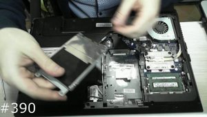 Неполная разборка ноутбука Lenovo G570 Замена HDD, ODD, RAM