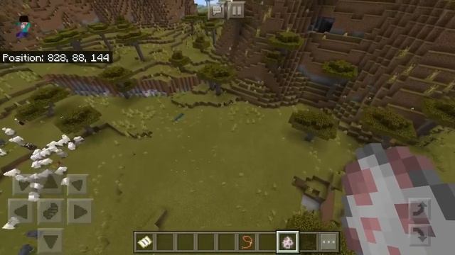 Spawning a pink sheep in Minecraft (with eggs) смотреть онлайн