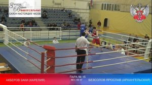 XIX ВСЕРОССИЙСКИЕ СОРЕВНОВАНИЯ ПО БОКСУ ПАМЯТИ МС СССР КАРЕЛИНА В.Н. ДЕНЬ 2.