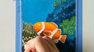 Underwater Ocean Painting with Poster Color