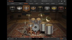 MODO DRUM 1.5 Silver drum kit - get realistic, natural and customizable drum tracks