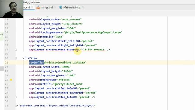 Listview In Android Studio | Custom ListView in Android with Item Click Kotlin Tutorial #7 смотреть онлайн