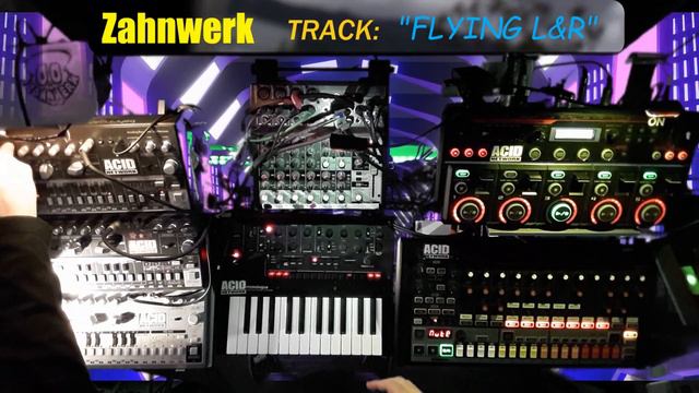 Zahnwerk - Flying L&R //Behringer TD 3 x3 //RD 8 //Korg Monologue //Roland RC505 Loopstation смотреть онлайн