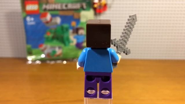 ОБЗОР НОВОГО ЭКСКЛЮЗИВНОГО ПОЛИБЕГА ЛЕГО МАЙНКРАФТ 30393 СТИВ И КРИПЕР смотреть онлайн