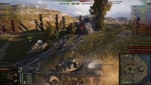 М48 Patton. Первый бой. Имба даже в кривых руках.