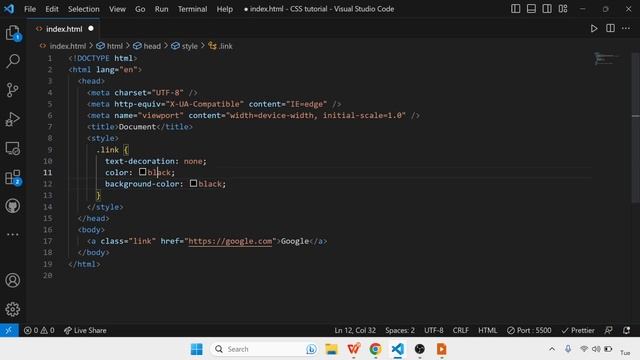 Styling Links using CSS | CSS Tutorial #16