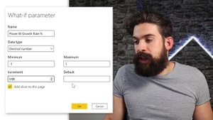 WHAT IF PARAMETERS in Power BI I Forecasting Power BI Search Trends in 2021