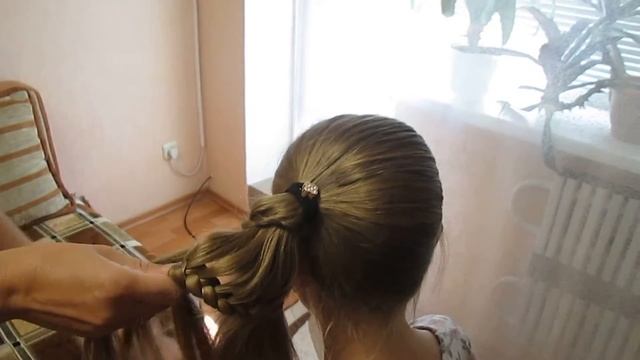 Прическа "Фонарик"- очень интересна и проста!!! смотреть онлайн