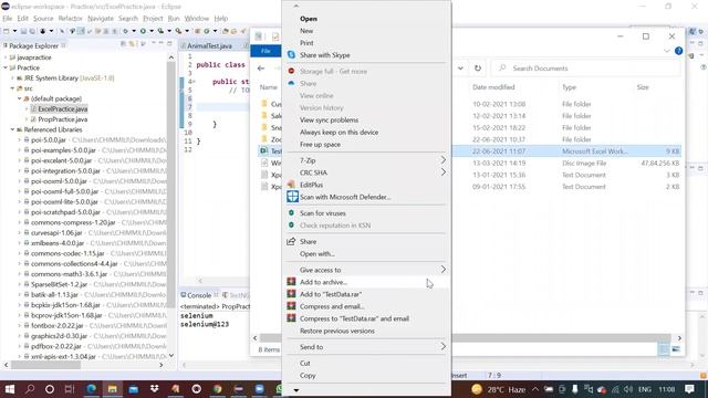 Read Properties file and Excel File with POI jars смотреть онлайн