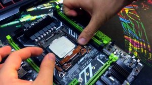 Лучший комплект на 2011v3! Распаковка и прошивка биоса QIYIDA X99-H9 + Xeon e5-2620v3 -16гб ОЗУ!