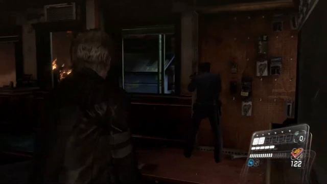 Resident Evil 6 прохождение кооператив Кошмар - Леон - #4 Автобус смотреть онлайн