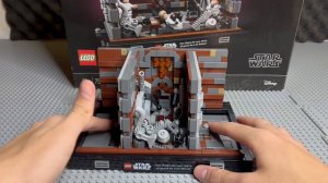 Обзор на набор LEGO STAR WARS Star Wars 75339 Диорама «Уплотнитель мусора на Звезде Смерти»