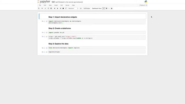 Exploring Data with the Declarative Widgets Visualization Explorer смотреть онлайн