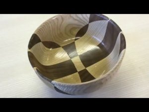 Чаша из ясеня и ореха Точение по дереву