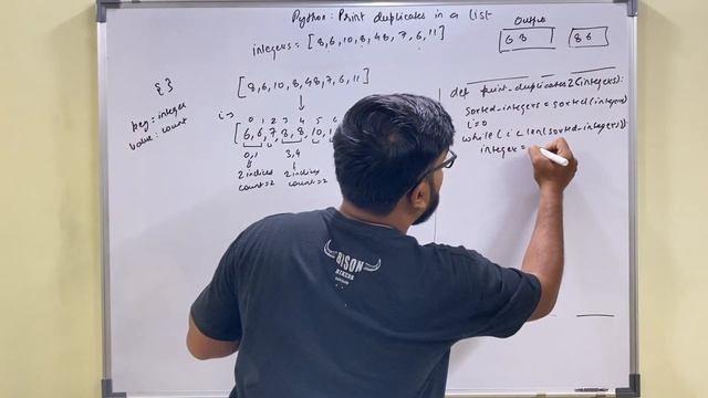 Python program to print duplicates in a Python list in Hindi | CBSE Class 11 & 12 Computer Science