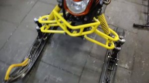 Переделка Снегохода Динго Т150