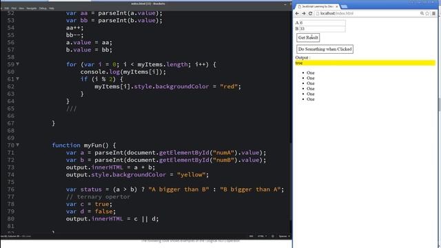 46  JavaScript Logical operators