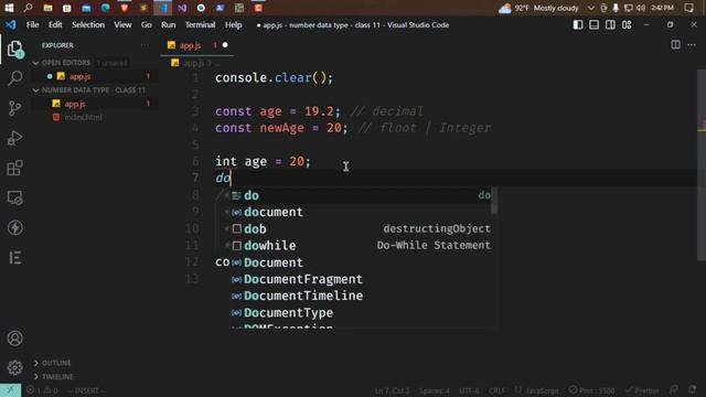 JavaScript Full Course In Bangla 2023 | Number Data Type | Episode - 12 | By [ST SABBIR] - 2023