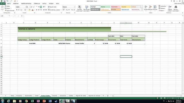 Como hacer un Inventario de entradas y salidas, ventas, reportes en excel 2013 2016 - Parte VII смотреть онлайн