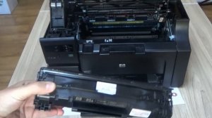Replacing a Print Cartridge HP LaserJet Pro M1132 - M1212nf CE285A