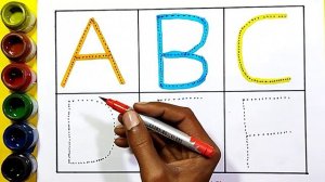 abcd, abcde, a for apple b for ball C for cat,alphabets, phonics song, अ से अनार, painting abcde