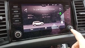 Skoda Kodiaq Active. Обзор кнопок и переключателей.