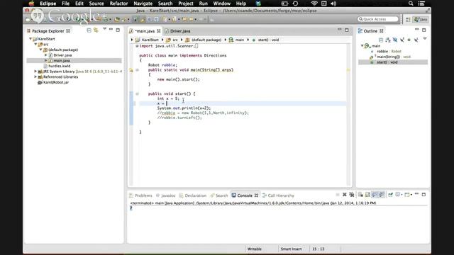 Variables in Java