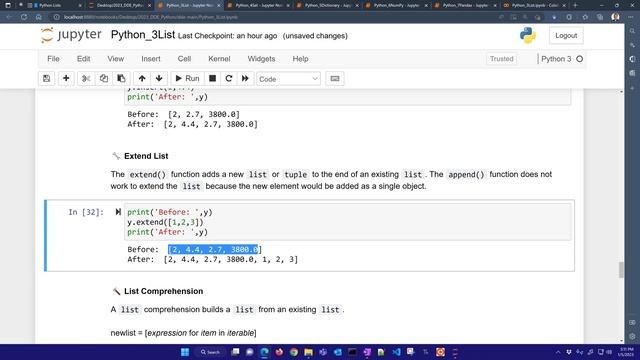 Python List for Data-Driven Engineering